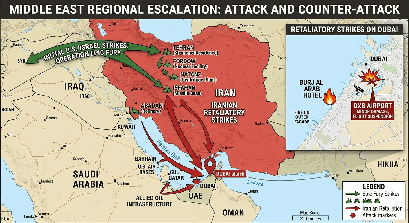 Middle East Regional Escalation: Attack and Counter-Attack