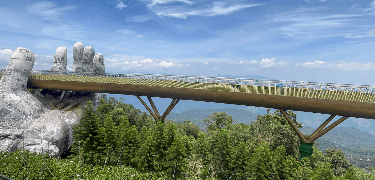 Golden Bridge Da Nang Vietnam