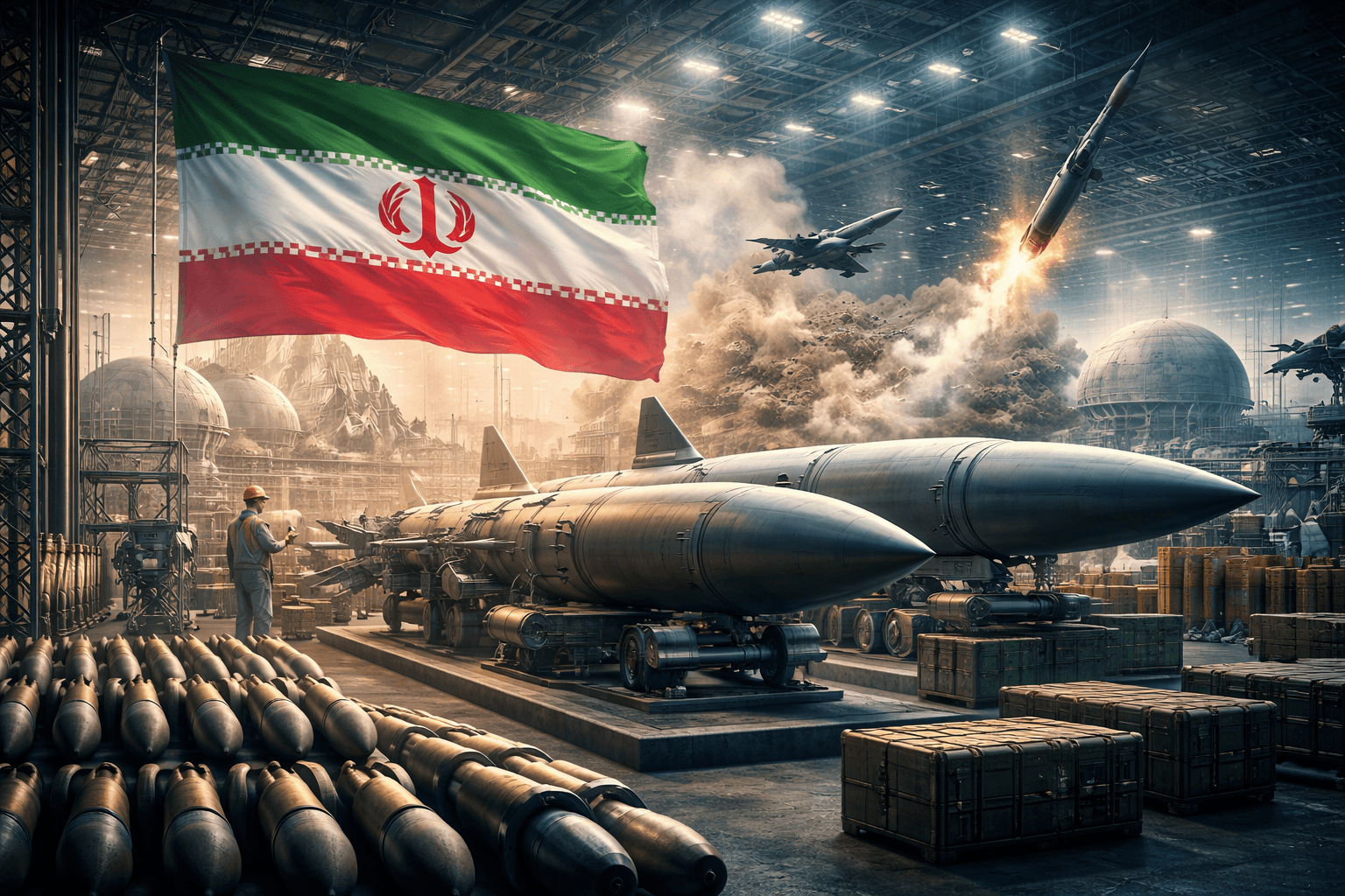 Iran war defence industry and global arms production surge