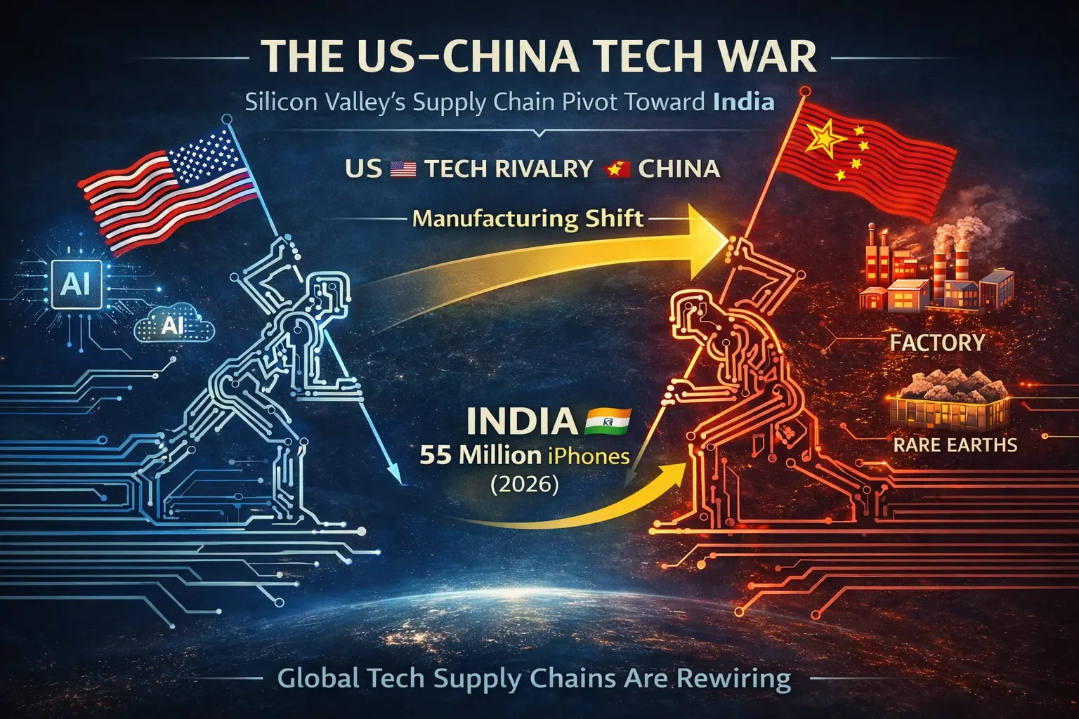 The US-China Tech War: How Silicon Valley is Relying on India’s Next Move