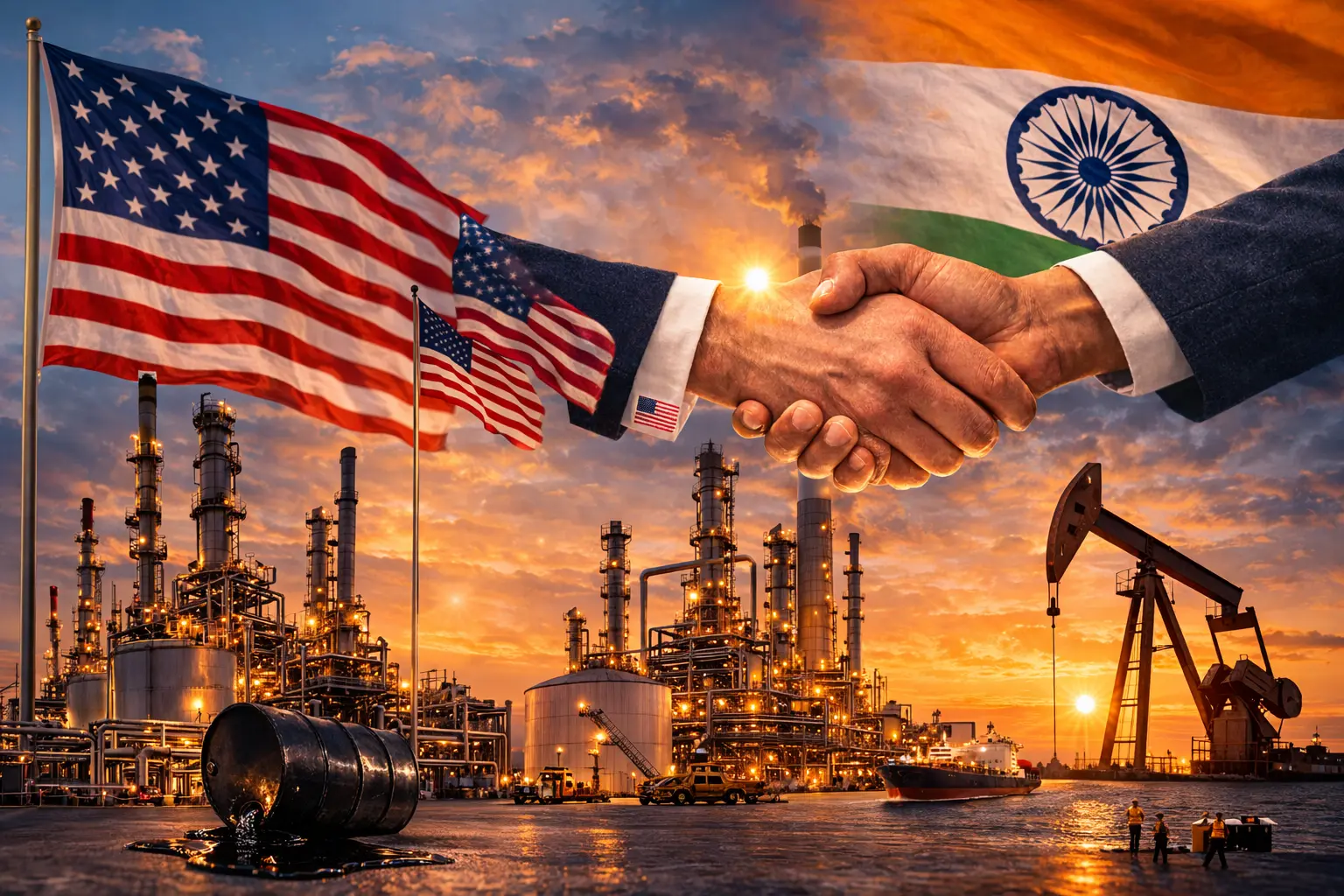 us oil refinery deal energy partnership