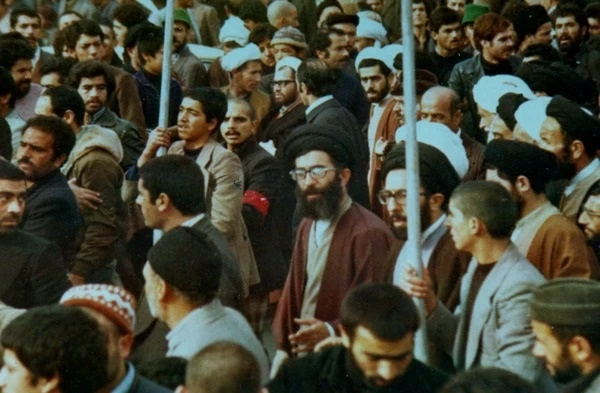 Ali Khamenei during Iranian Revolution protests