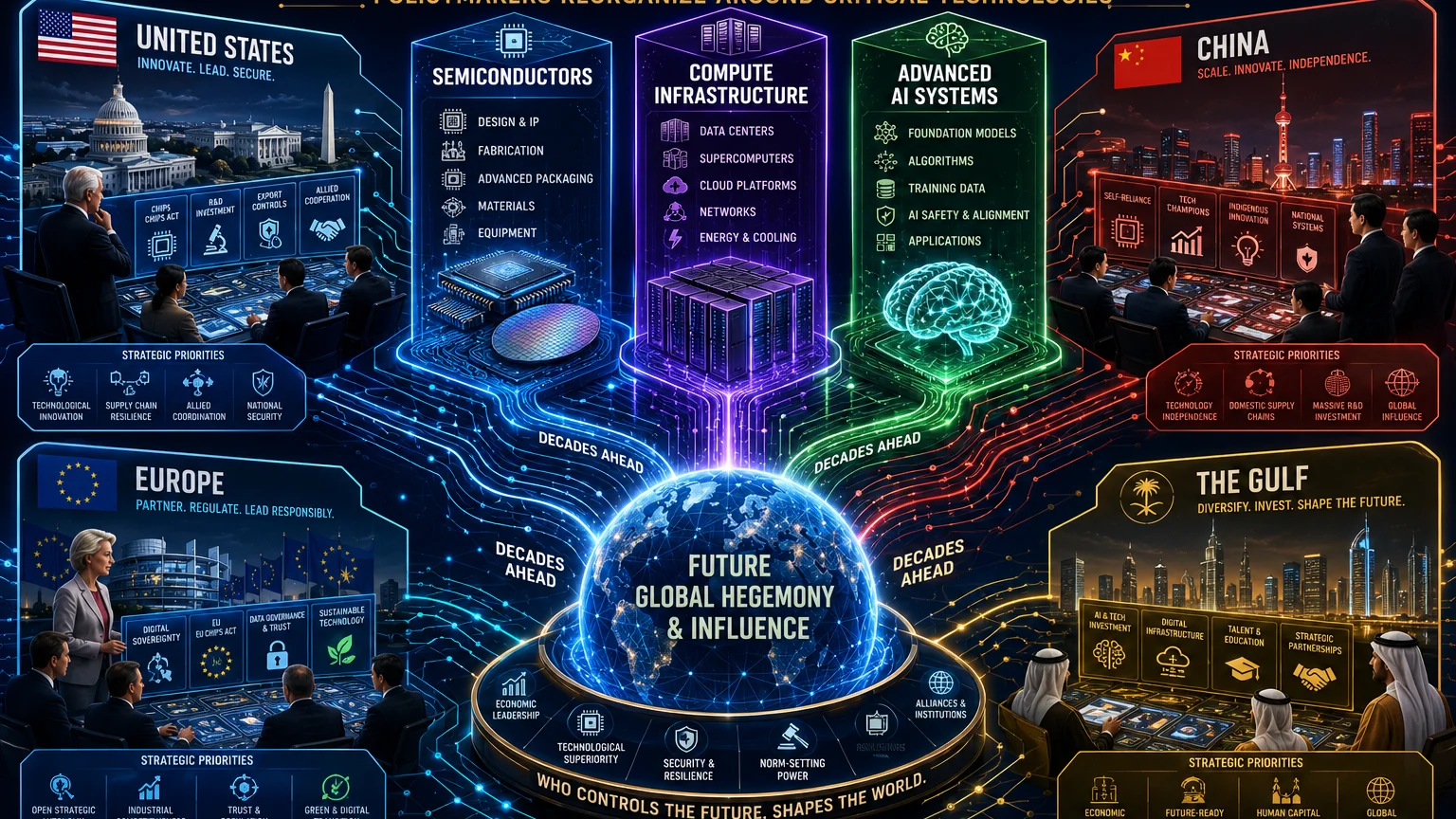 Pax Silica AI Geopolitics Infographic