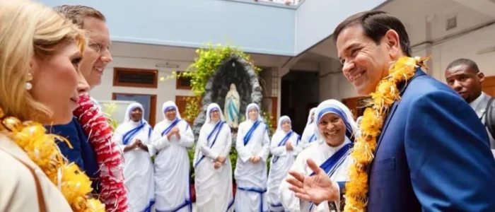 sergio gor with marco rubio at mother teresa After Hormuz, Why America Suddenly Sounds More Urgent About India and the Quad