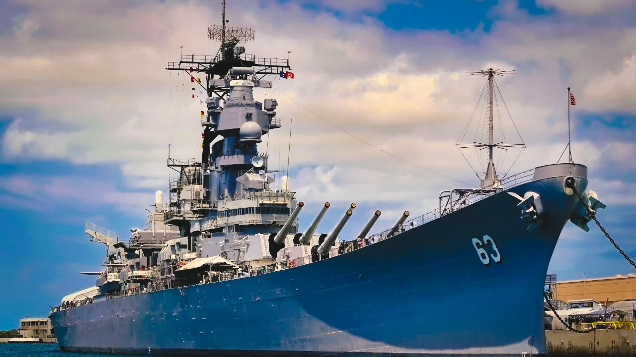 A US Navy Military Sealift Command vessel undergoing maintenance at an Indian shipyard under the new Master Ship Repair Agreement, highlighting Indo-Pacific fleet readiness.