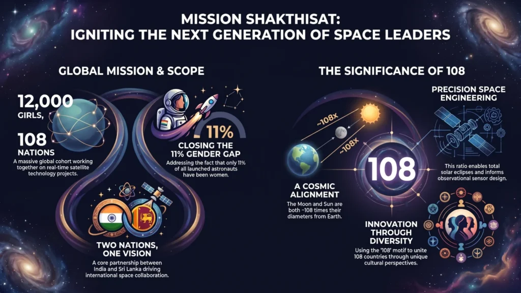 The Unseen Front of the Tech War: Why Mission ShakthiSAT is a Masterclass in Strategic Soft Power Mission ShakthiSAT infographics