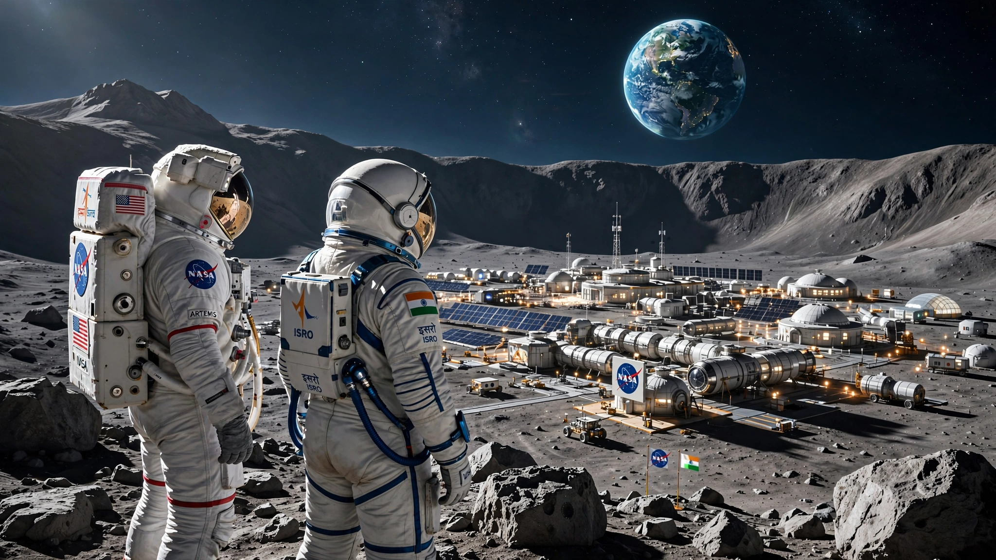 NASA ISRO Moon Base Invite