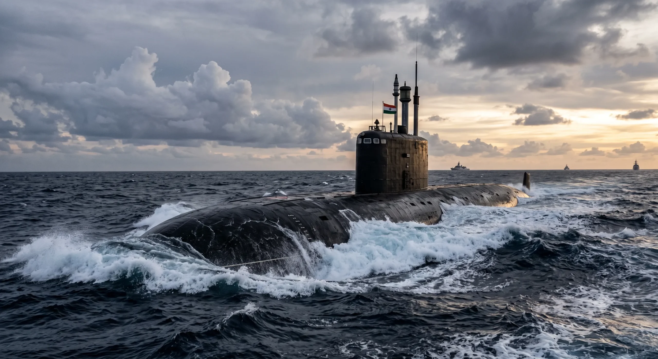 Project-77, AUKUS and the Quad: Complementary Pillars of Indo-Pacific Undersea Deterrence Project-77 SSN concept representing Indo-Pacific undersea deterrence and Quad-AUKUS maritime strategy.
