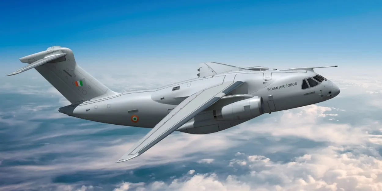 Embraer's ₹5.1 Lakh Stake in Mahindra's Novavayu and the IAF Transport Contest Embraer Novavayu stake: C-390 Millennium tactical transport aircraft in flight
