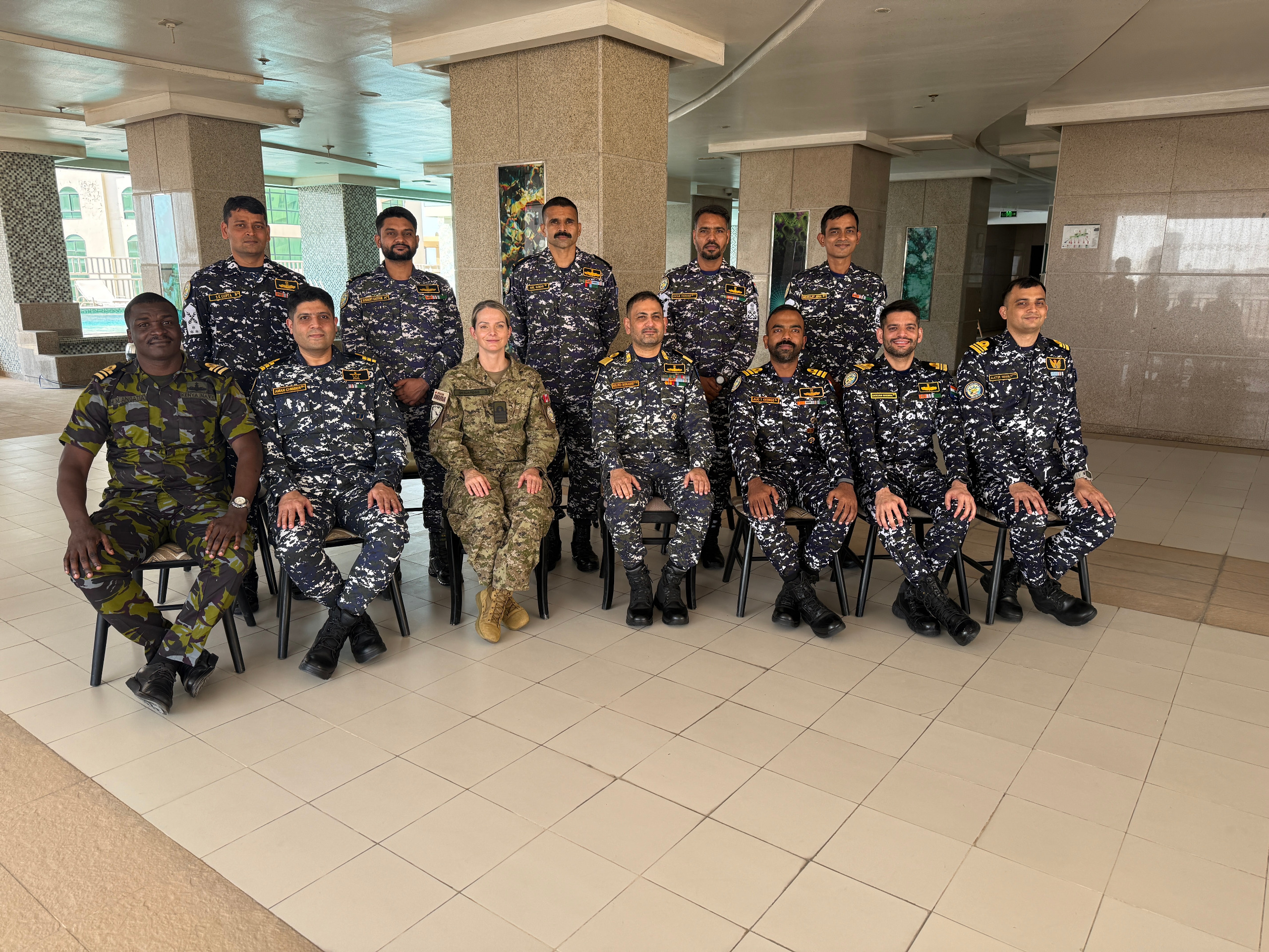 Indian Navy relinquishes command of Combined Task Force 154 at Manama, Bahrain