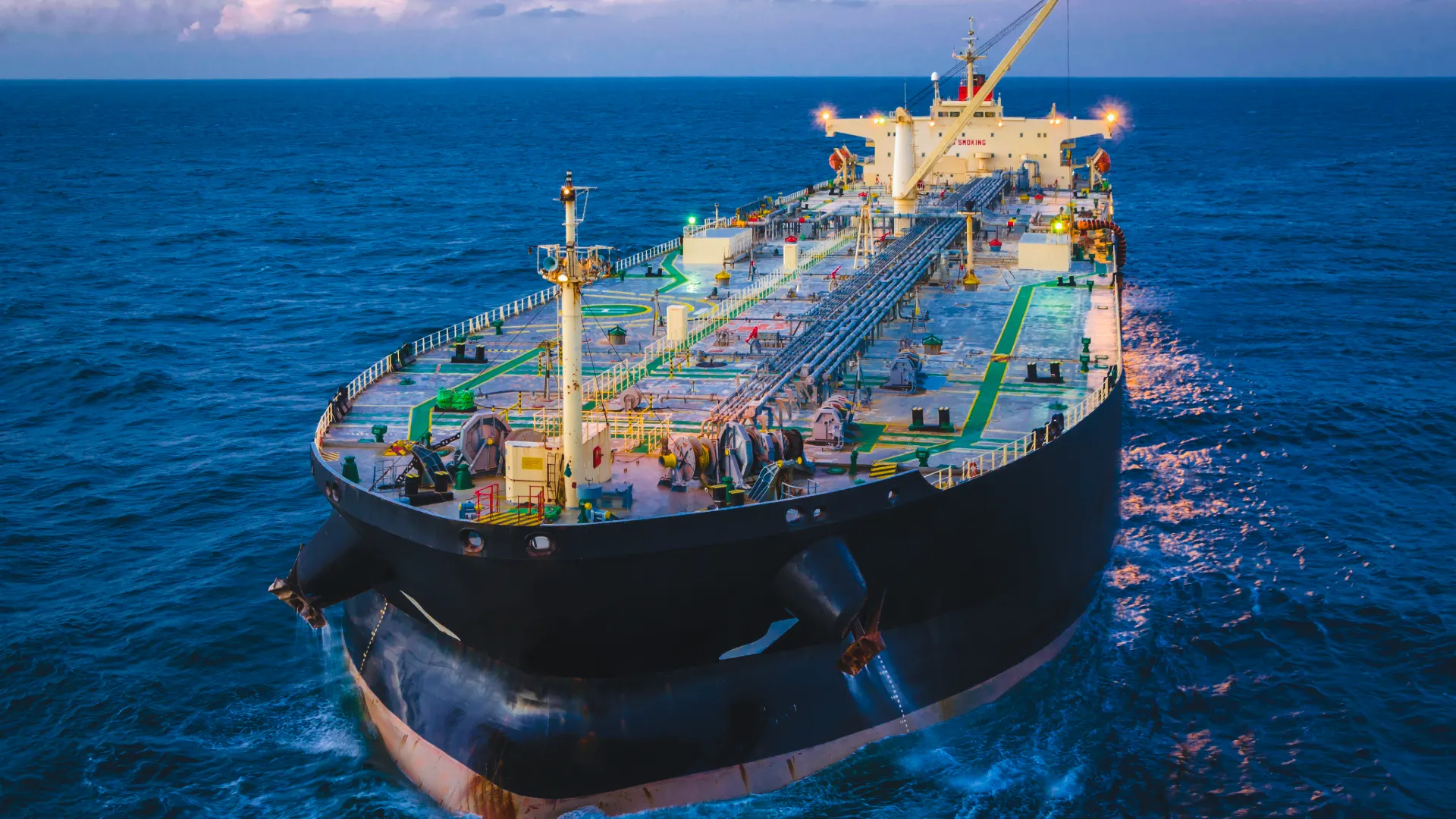 Black Sea Drone Strike: Two Dead, Cause Still Unconfirmed illustrative image of tanker in ocean